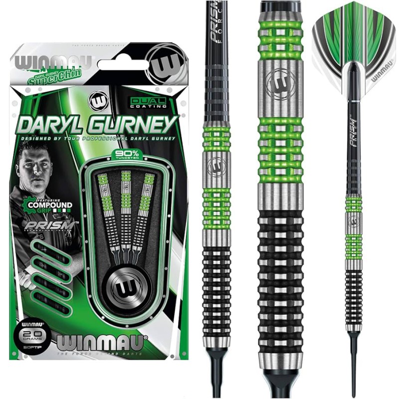 Daryl Gurey 90% Tungsten 18/20g Softdart Daryl Gurey 90% Tungsten 18/20g Softdart