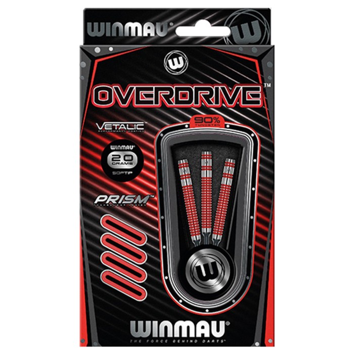 Overdrive 90% Tungsten 18/20g Softdart