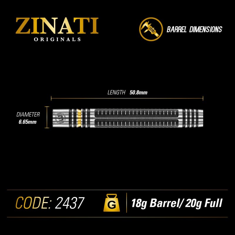 Zinati 90% Tungsten 18/20g Softdart - Pikadooprema