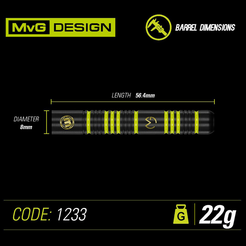 MvG Ambition Brass 22g Steeldart - Pikadooprema