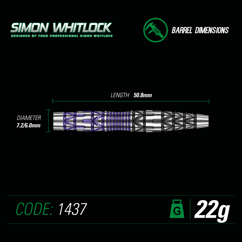 Simon Whitlock Steeldart (Winmau) Simon Whitlock Steeldart - Pikadooprema