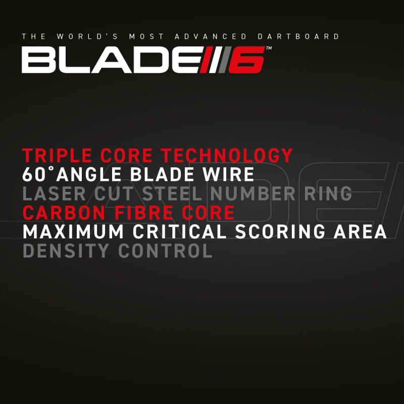 Blade 6 Triple Core Dartboard Blade 6 Triple Core Dartboard